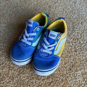 Vans Kids Sneakers in Blue and Yellow